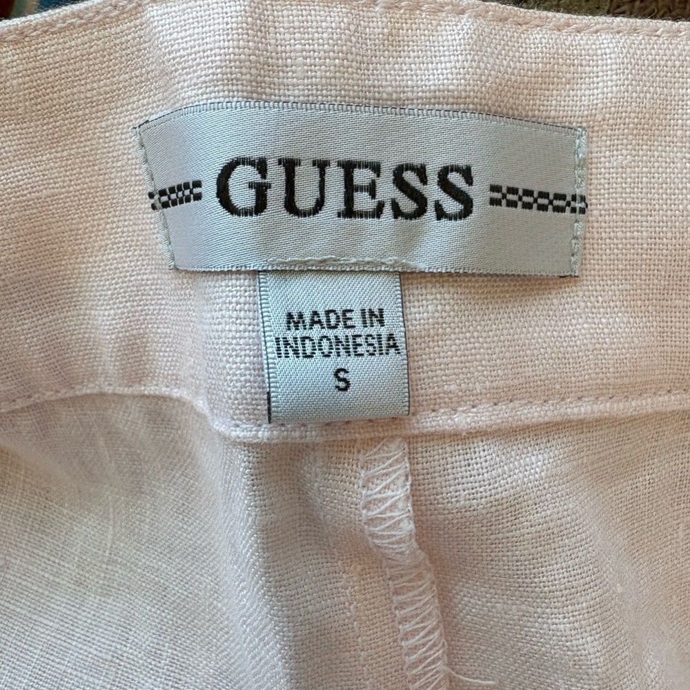 GUESS Linen Tessa Culotte Pant - Picture 6 of 10